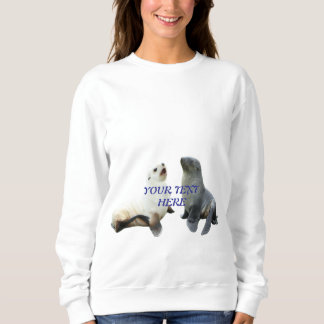 Personalized Couples Photo & Text Women’s Sweatshirt