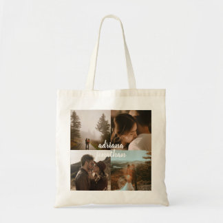 Personalized Couples' Photo Tote Bag 