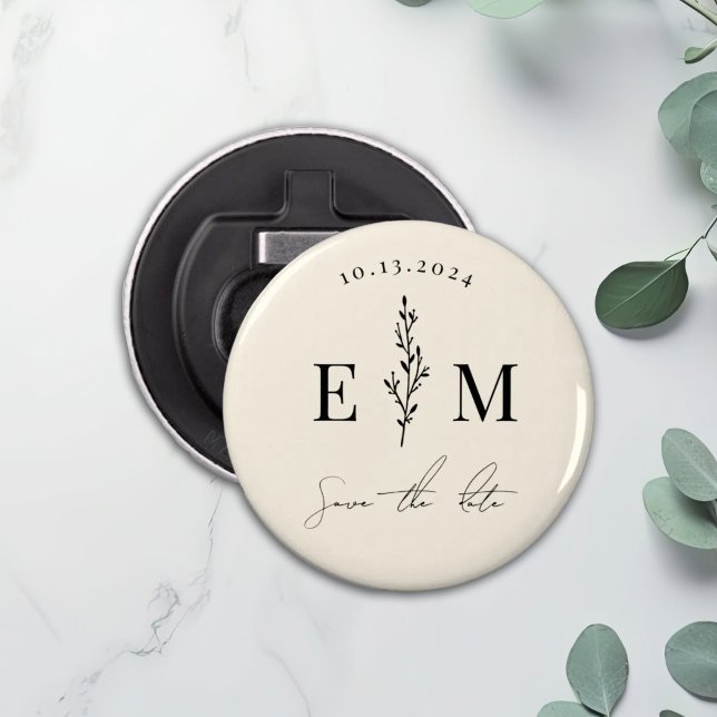 Personalized Couples Shower Wedding save the date Bottle Opener (Creator Uploaded)