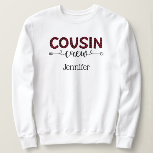 Personalized Cousin Crew Family Matching  Sweatshirt