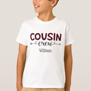 Personalized Cousin Crew Family Matching T-Shirt