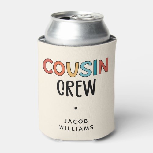 Personalized Cousin Crew Matching Cousins Gift  Can Cooler