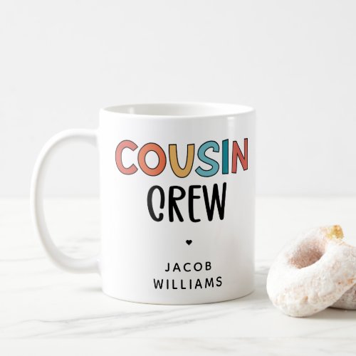 Personalized Cousin Crew Matching Cousins Gift  Coffee Mug