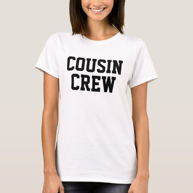 Personalized Cousin Crew Matching Family T-Shirt (Front)