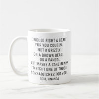 Personalized Cousin Gift, Funny Cousin