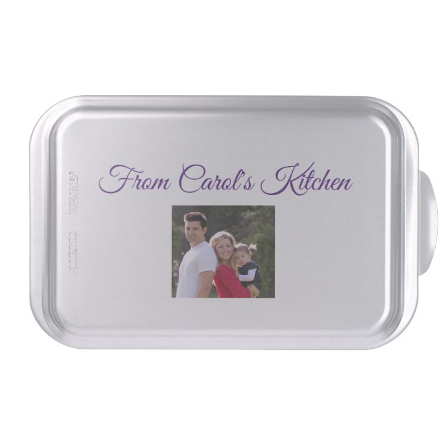 Personalized Covered Nordic Ware Cake Pan (Front)
