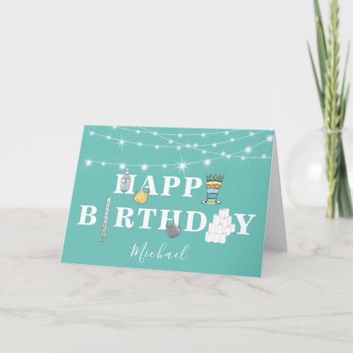 Personalized Covid Theme Unisex Birthday Card