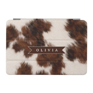 Personalized Cow Print Cowgirl Western Style Gift iPad Mini Cover