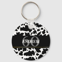 Personalized Cow Spots Print Farmer Cowboy