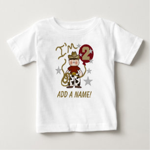 Personalized Cowboy 2nd Birthday T-shirt