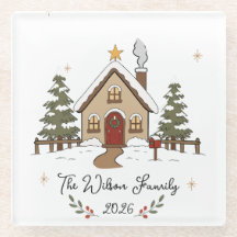 Personalized Cozy Christmas Cottage