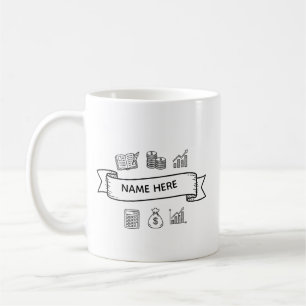 Personalized CPA Appreciation Gift Custom Name Coffee Mug