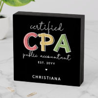 Personalized CPA Certified Public Accountant Gift