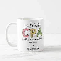 Personalized CPA Certified Public Accountant Gifts