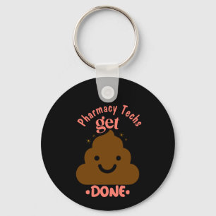Personalized CPhT Pharmacy Technician Emoji  Keychain