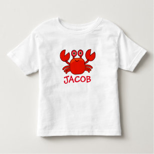 Personalized Crab T-shirt for Baby or Kids