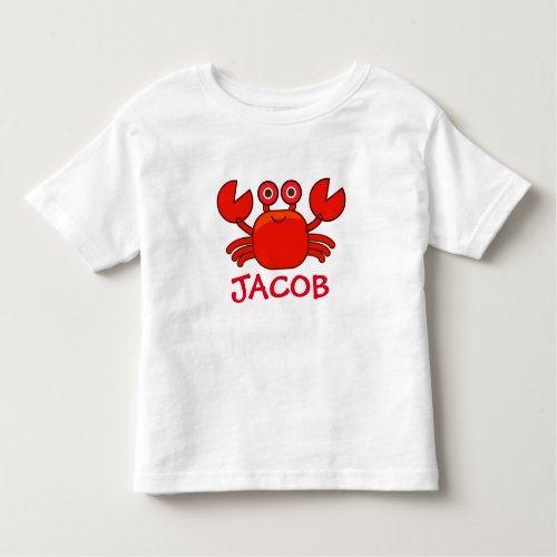 Personalized Crab T_shirt for Baby or Kids