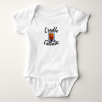 Personalized "Cradle Catholic" Onsie