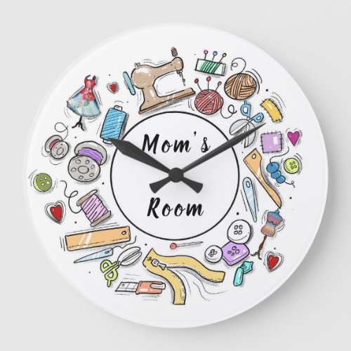 Personalized Craft Room Clock