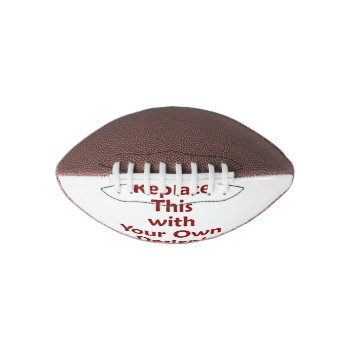 Personalized Create Your Own Custom Diy Template Football by FunnyTShirtsAndMore at Zazzle