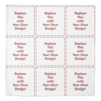 Personalized Create Your Own Diy Custom Template Duvet Cover by FunnyTShirtsAndMore at Zazzle