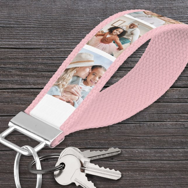 Personalized Create Your Own Photo Collage Wrist Keychain (Personalized Create Your Own Photo Collage Wrist Keychain)