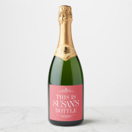 Personalized | Create Your Own Sparkling Wine Labe Sparkling Wine Label