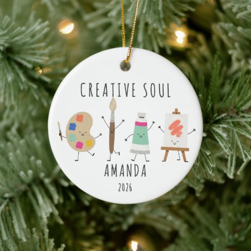 Personalized Creative Soul Artist Ornament