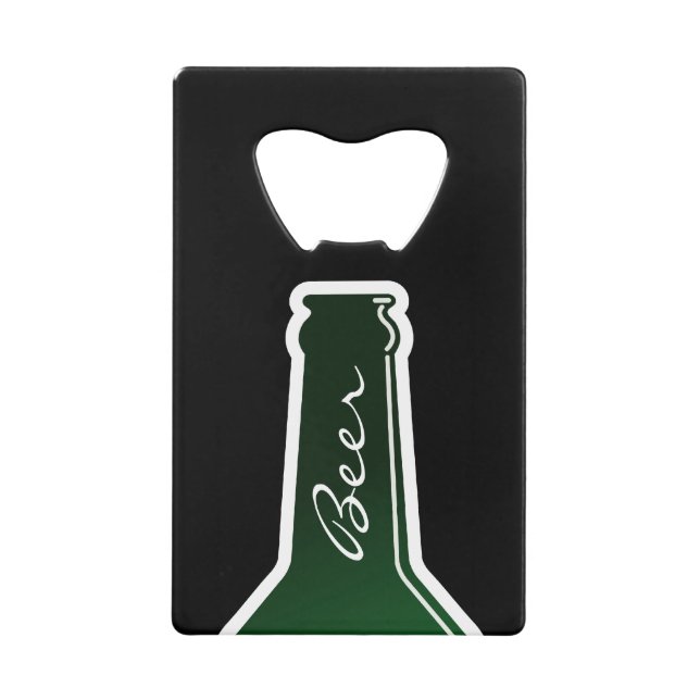 Personalized credit card size bottle bottle opener (Front)