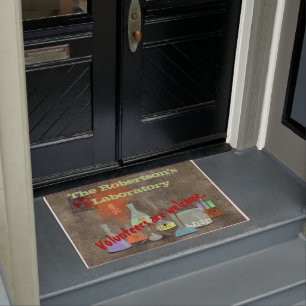 Personalized Creepy Lab Doormat
