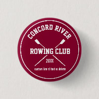 Personalized Crew Rowing Logo Oars Team Name Year
