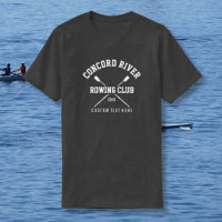 Personalized Crew Rowing Logo Oars Team Name Year