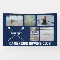 Personalized Crew Rowing Oars Club Photo Collage