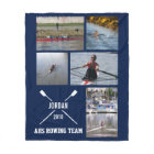 Personalized Crew Rowing Photo Collage Team Name