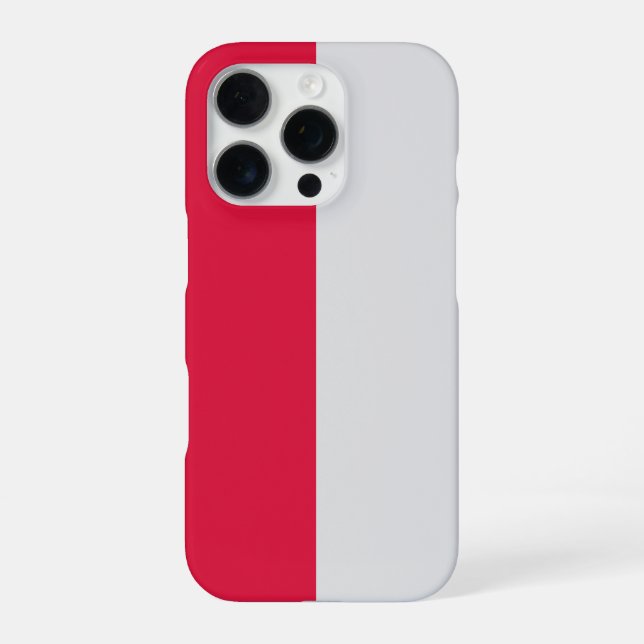 Personalized Crimson iPhone Case with Custom (Back)