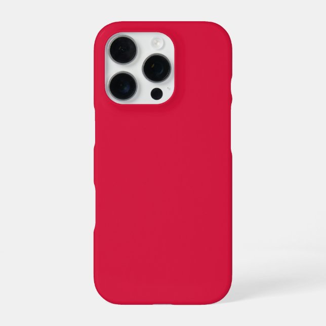 Personalized Crimson iPhone Case with Custom (Back)