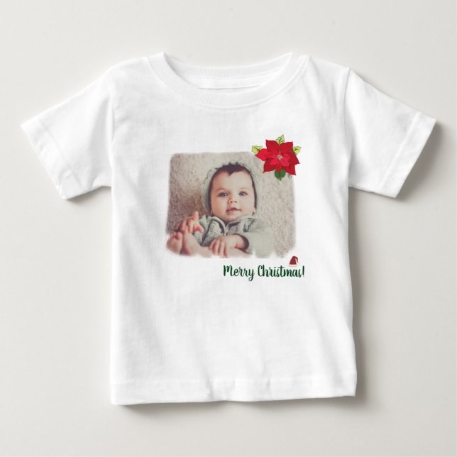 Personalized Cristmas Shirt Baby Gift (Front)