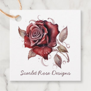 Personalized Crochet/Knit Item Washing Instruction Favor Tags