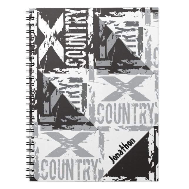 personalized cross country notebook (Front)