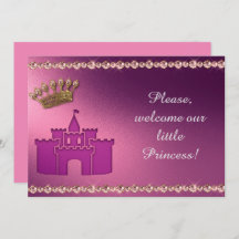 Personalized Crown and Purple Castle