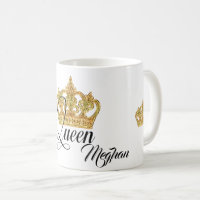 Personalized Crown Queen Coffee Mug