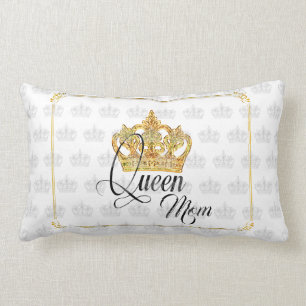 Personalized Crown Queen Mom - Lumbar Pillow