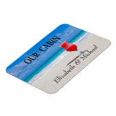 Personalized Cruise Door Beach Ocean Cocktail Magnet (Left Side)