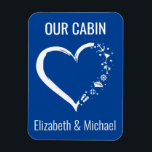 Personalized Cruise Door Heart Lover   Magnet<br><div class="desc">This design may be personalized in the area provided by changing the photo and/or text. Or it can be customized by clicking Personalize this Template and then choosing the click to customize further option and delete or change the color of the background, add text, change the text color or style,...</div>