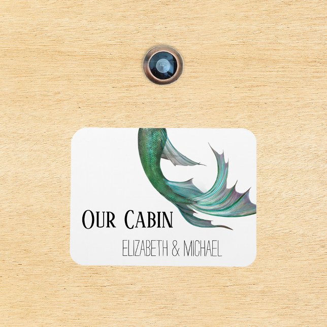 Personalized Cruise Door Mermaid Tail Magnet (Creator Uploaded)