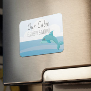 Personalized Cruise Door Sea Dolphin Marker Magnet