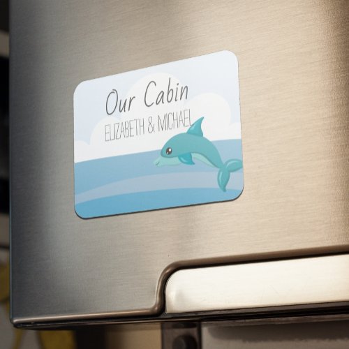 Personalized Cruise Door Sea Dolphin Marker Magnet