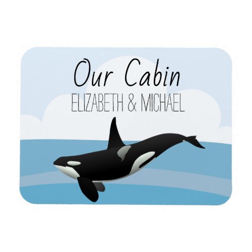 Personalized Cruise Door Sea Orca Killer Whale Mag Magnet