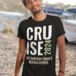 Personalized Cruise Family Trip T-Shirt<br><div class="desc">This design may be personalized in the area provided by changing the photo and/or text. Or it can be customized by clicking Personalize this Template and then choosing the click to customize further option and delete or change the color of the background, add text, change the text color or style,...</div>