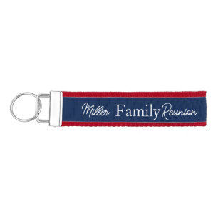 Personalized Cruise Ship Family Reunion  Wrist Keychain